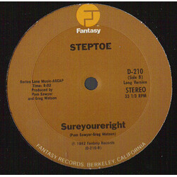 Steptoe Sureyoureright USED VINYL 12INCH 33 S RPM STEREO