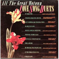 Various All The Great Motown Love Song Duets Vinyl LP USED