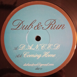 Dub & Run D.A.N.C.E.D / Coming Home USED VINYL 12INCH 45 RPM
