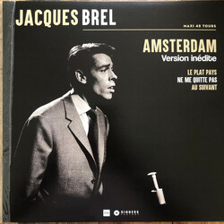 Jacques Brel Amsterdam USED VINYL 12INCH 45 RPM MAXI-SINGLE STEREO