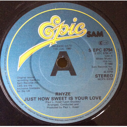 Rhyze Just How Sweet Is Your Love USED VINYL 7INCH 45 RPM SINGLE PROMO