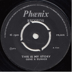 Gene And Eunice This Is My Story USED VINYL 7INCH 45 RPM