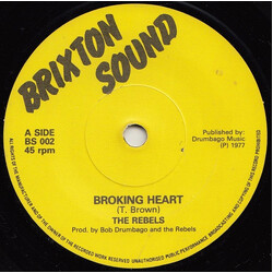 The Rebels (3) Broking Heart USED VINYL 7INCH 45 RPM