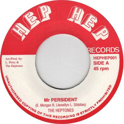 The Heptones Mr. Persident USED VINYL 7INCH SINGLE 45 RPM REISSUE