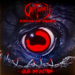 Obituary Cause Of Death - Live Infection Vinyl LP USED