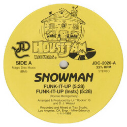 Snowman (3) Funk-It-Up USED VINYL 12INCH 33 S RPM