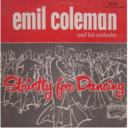 Emil Coleman & His Orchestra Strictly For Dancing Vinyl LP USED
