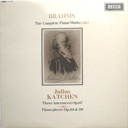 Johannes Brahms / Julius Katchen The Complete Piano Works Vol. 1 Vinyl LP USED