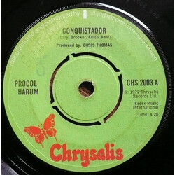 Procol Harum Conquistador / Luskus Delph USED VINYL 7INCH 45 RPM SINGLE