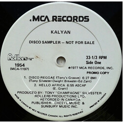 Kalyan Disco Reggae (Tony's Groove) VINYL 12" USED