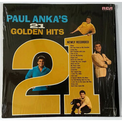 Paul Anka Paul Anka's 21 Golden Hits Vinyl LP USED