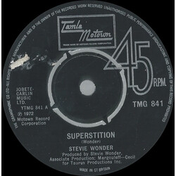 Stevie Wonder Superstition USED VINYL 7INCH 45 RPM SINGLE