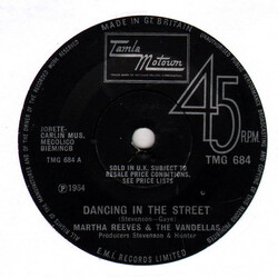 Martha Reeves & The Vandellas Dancing In The Street VINYL 7" USED