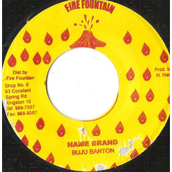 Buju Banton / Capleton Name Brand / Gallan Gallan USED VINYL 7INCH 45 RPM MISPRINT