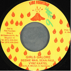 Beenie Man / Sean Paul / Vybz Kartel Girls Galore USED VINYL 7INCH 45 RPM