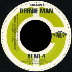 Beenie Man Year 4 USED VINYL 7INCH 45 RPM