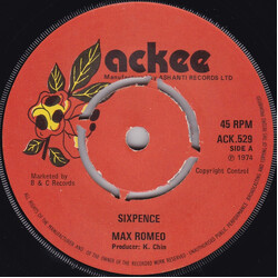 Max Romeo Sixpence USED VINYL 7INCH 45 RPM SINGLE