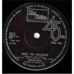 Marvin Gaye Save The Children USED VINYL 7INCH 45 RPM SINGLE