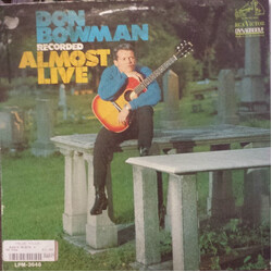 Don Bowman Recorded Almost Live Vinyl LP USED