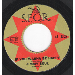 Jimmy Soul If You Wanna Be Happy USED VINYL 7INCH 45 RPM SINGLE STYRENE MONO