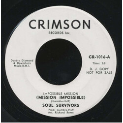 Soul Survivors Impossible Mission (Mission Impossible) USED VINYL 7INCH 45 RPM SINGLE PROMO