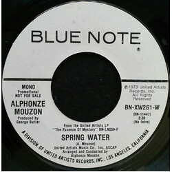 Alphonse Mouzon Spring Water USED VINYL 7INCH 45 RPM PROMO STEREO MONO