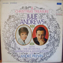 Julie Andrews / André Previn And His Orchestra A Christmas Treasure Vinyl LP USED