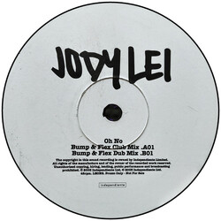 Jody Lei Oh No (Bump & Flex Remixes) USED VINYL 12INCH PROMO