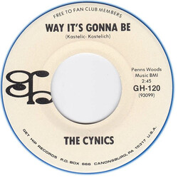 The Cynics (2) Way It's Gonna Be / Roadrunner USED VINYL 7INCH 45 RPM