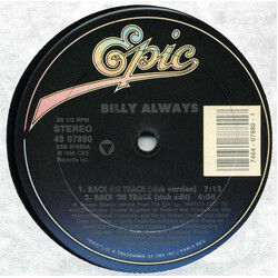 Billy Always Back On Track Vinyl 12" USED