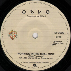 Devo Working In The Coal Mine USED VINYL 7INCH 45 RPM