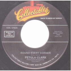Petula Clark Round Every Corner / Color My World USED VINYL 7INCH SINGLE 45 RPM REISSUE