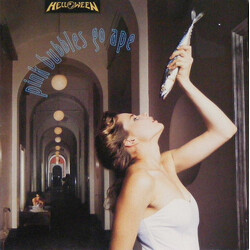 Helloween Pink Bubbles Go Ape Vinyl LP USED