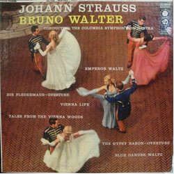 Bruno Walter / Columbia Symphony Orchestra / Johann Strauss Jr. Waltzes- Overtures Vinyl LP USED