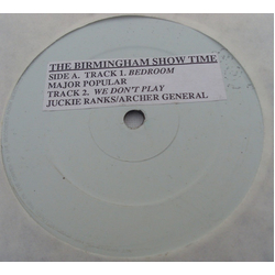 Major Popular / Jukie Ranks / Archer General / Judge Dreadie / Black Indian (3) The Birmingham Show Time Vinyl 12" USED