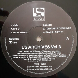 Various LS Archives Vol 3 USED VINYL 12INCH 33 S RPM EP