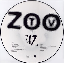 U2 Zoo Station USED VINYL 12INCH 33 S RPM LIMITED EDITION PICTURE DISC PROMO