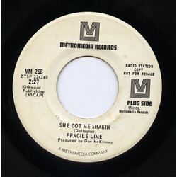 The Fragile Lime She Got Me Shakin USED VINYL 7INCH 45 RPM PROMO