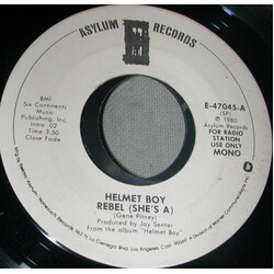 Helmet Boy Rebel (She's A) USED VINYL 7INCH 45 RPM PROMO STEREO MONO