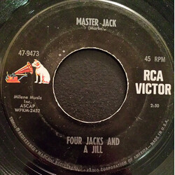 Four Jacks And A Jill Master Jack USED VINYL 7INCH SINGLE 45 RPM