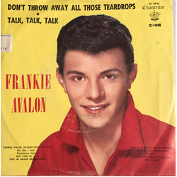 Frankie Avalon Don't Throw Away All Those Teardrops / Talk, Talk, Talk USED VINYL 7INCH 45 RPM SINGLE