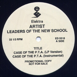 Leaders Of The New School Case Of The P.T.A. USED VINYL 12INCH PROMO
