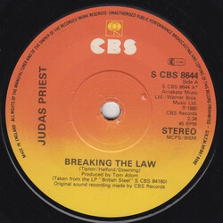 Judas Priest Breaking The Law USED VINYL 7INCH SINGLE 45 RPM