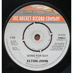 Elton John Song For Guy USED VINYL 7INCH 45 RPM SINGLE