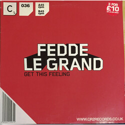 Fedde Le Grand Get This Feeling USED VINYL 12INCH 45 RPM
