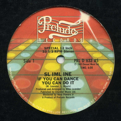 Slimline If You Can Dance You Can Do It USED VINYL 12INCH 33 S RPM MISPRINT