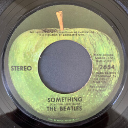 The Beatles Something / Come Together USED VINYL 7INCH 45 RPM SINGLE REPRESS STEREO