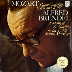Wolfgang Amadeus Mozart / Alfred Brendel / The Academy Of St. Martin-in-the-Fields / Sir Neville Marriner Piano Concertos K.456 And K.595 Vinyl LP USE