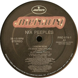 Nia Peeples I Know How (To Make You Love Me) VINYL 12" USED
