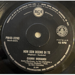 Gianni Morandi Non Son Degno Di Te USED VINYL 7INCH 45 RPM SINGLE